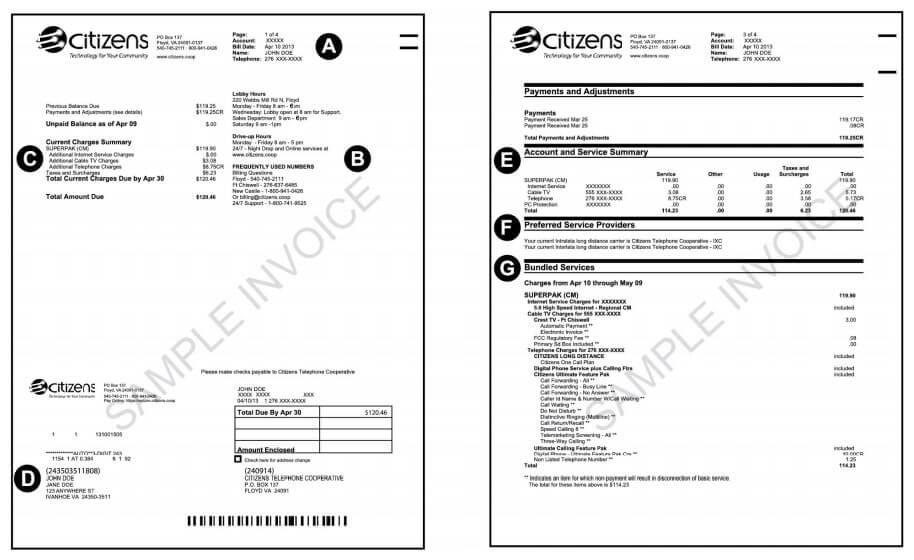 Citizens bank pay discount bill