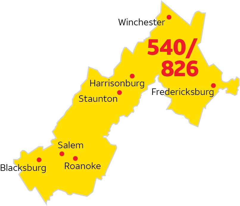 All Customers With A Virginia 540 Area Code Must Dial Area Code 