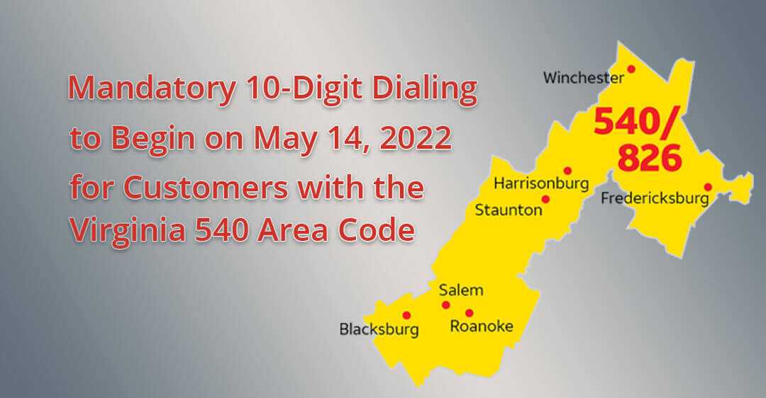 Mandatory Digit Dialing To Begin On May For Customers With The Virginia Area